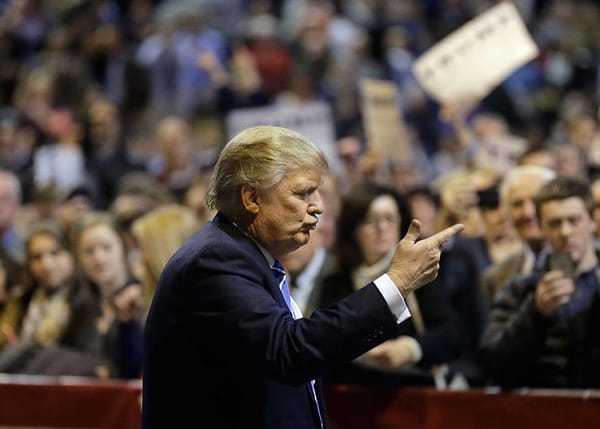 In Worcester, Trump questions feasibility of religious test for refugees