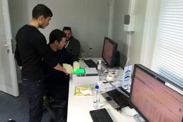 EU tests new screening process on refugee-hit Greek island