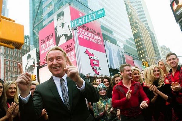 Irish dance star Michael Flatley gets a rare Broadway honor