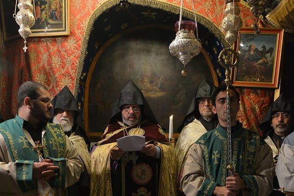 Armenians celebrate Christmas in the Holy Land