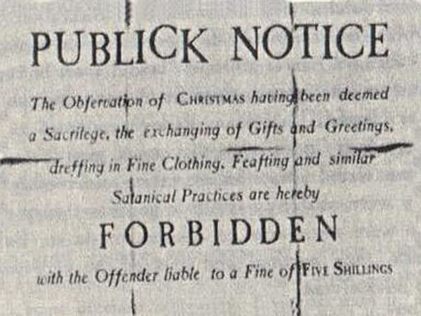 Christmas banned in Boston!