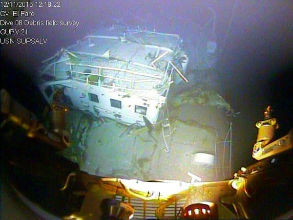 Shipwrecked El Faro presents a puzzle to investigators