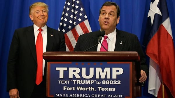 Friday shocker: Christie backs Trump (with reactions)