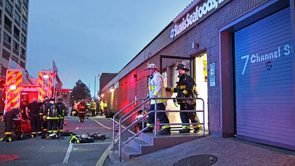 Fire officials: 1 dead in ammonia leak at Seaport seafood warehouse