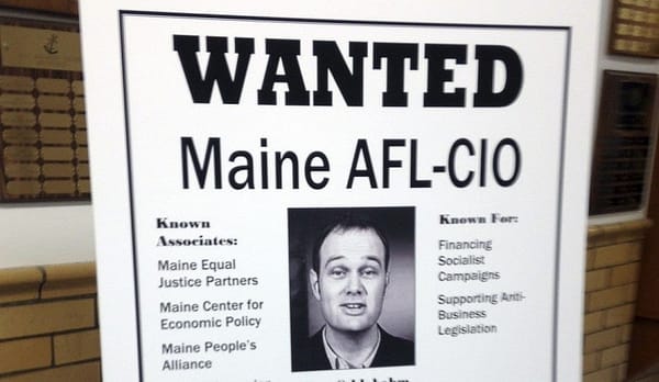 Maine’s LePage puts up ‘wanted’ posters targeting unions