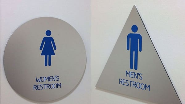Hands off the ladies’ rooms