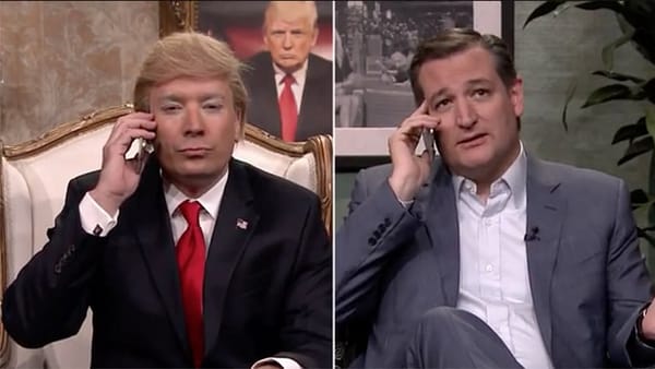 Jimmy Fallon channels Trump in interview with Ted Cruz