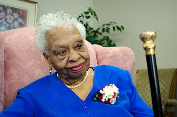 Wellesley widow receives Boston Post cane at 105