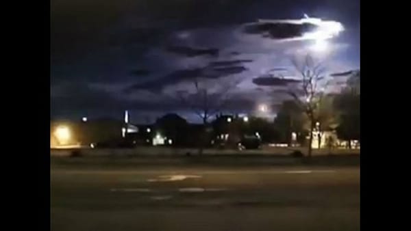 Meteor captured on dashcam video lights up New England sky