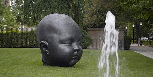 The story of those baby heads on the MFA lawn