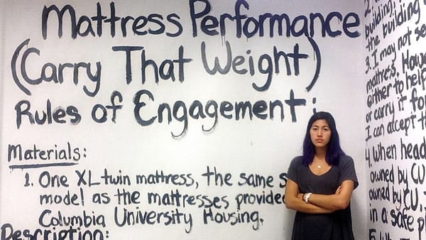 Columbia’s ‘Mattress Girl’ wins NOW ‘Woman Of Courage’ award