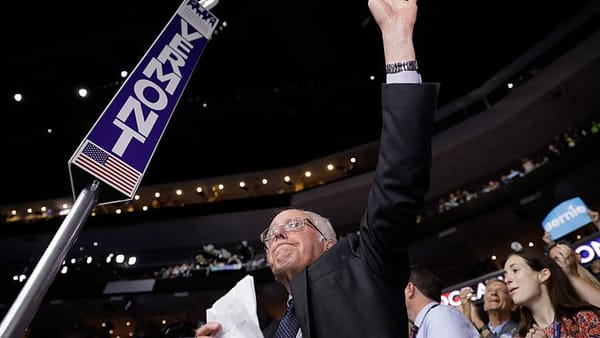 Some Sanders delegates walk out after Clinton nominated