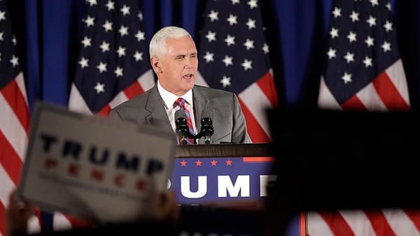 Pence tries to win over conservatives despite Trump gaffes