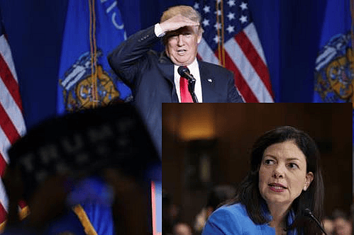 Ayotte takes hits on left, right, over Trump