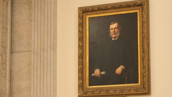 Groups seek removal of historic portrait outside House chamber