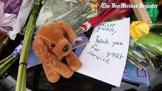 Two officers killed in ‘ambush-style attacks’ in Iowa