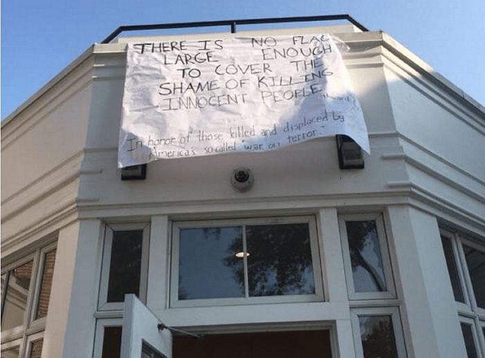 Amherst College Leftists Strike Again, This Time On 9/11 With Flag Denouncing America