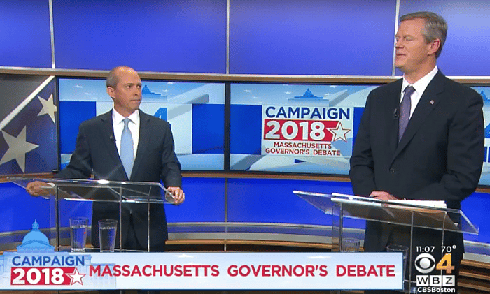 Jay Gonzalez Debates Governor Charlie Baker In Massachusetts Republican Primary