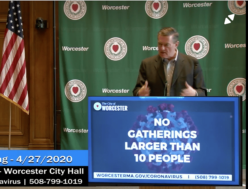 What Worcester Mayor, City Manager Said About Worcester Pastor’s Church Services on Monday, April 27