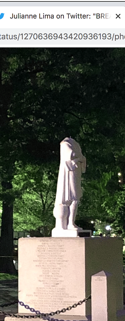Boston Mayor Responds To Vandalism of Christopher Columbus Statue By Taking It Down