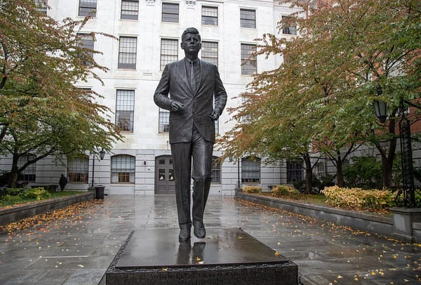 Jack Kennedy Statue at Massachusetts State House On the Move