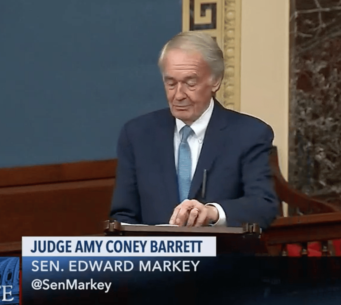 Ed Markey Says Republicans Stole Two Supreme Court Seats