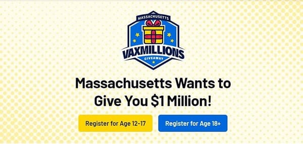Massachusetts Spent $6.5 Million On Coronavirus Vaccine Lotteries; It Was A Waste, New Study Shows