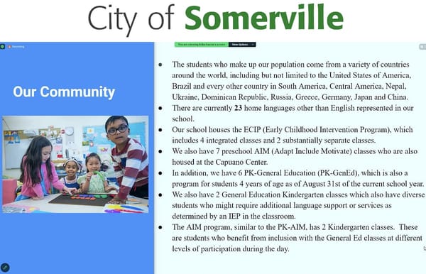 Somerville Early Education School Students Speak 23 Languages (Plus English); Emphasis On ‘Equity,’ ‘Restorative Justice’