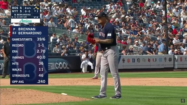 Five Questions For Brennan Bernardino:  Boston Red Sox Pitcher